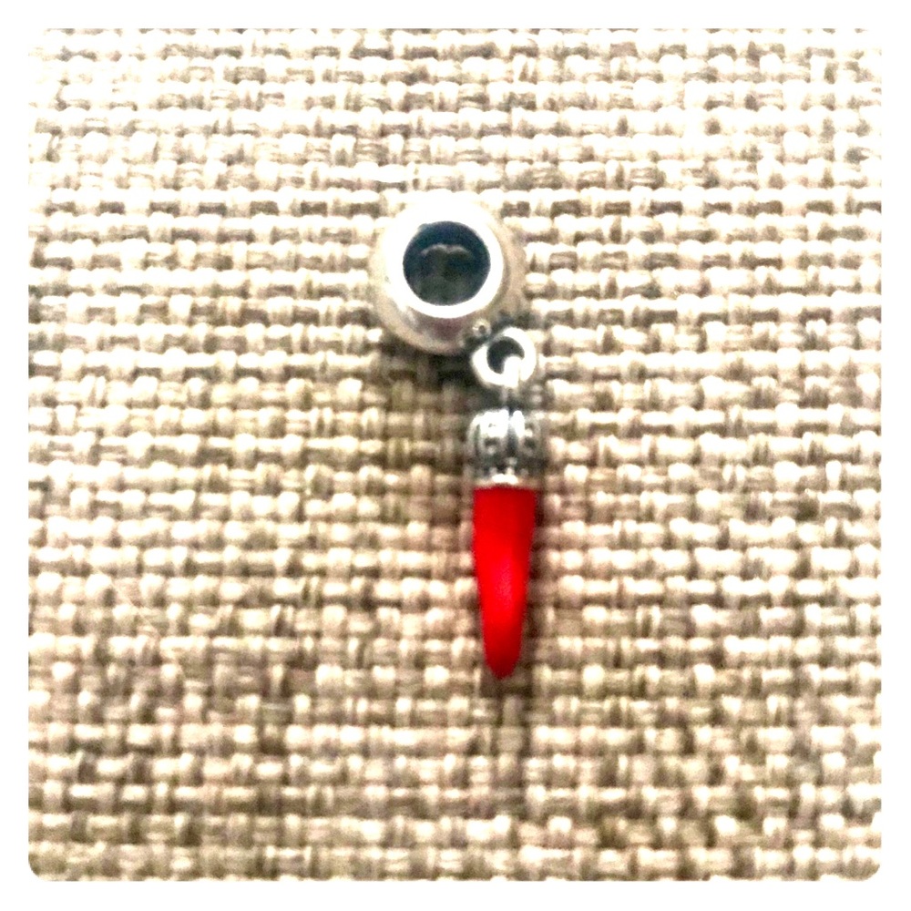 Pandora Red Italian Horn